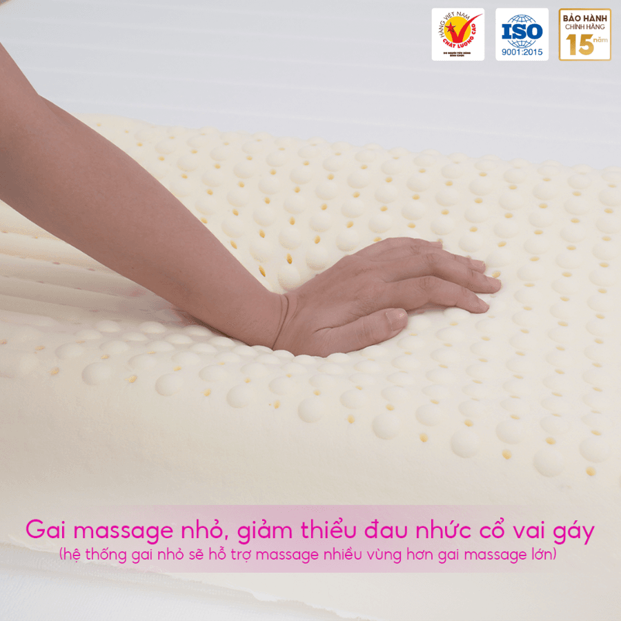 GỐI NẰM GAI NHỎ MASAGE CAO SU THIÊN NHIÊN THẮNG LỢI - Ảnh 4