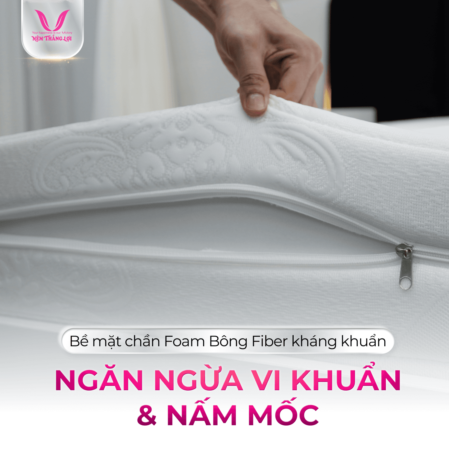 NỆM CAO SU FOAM CAO CẤP THẮNG LỢI - Ảnh 3
