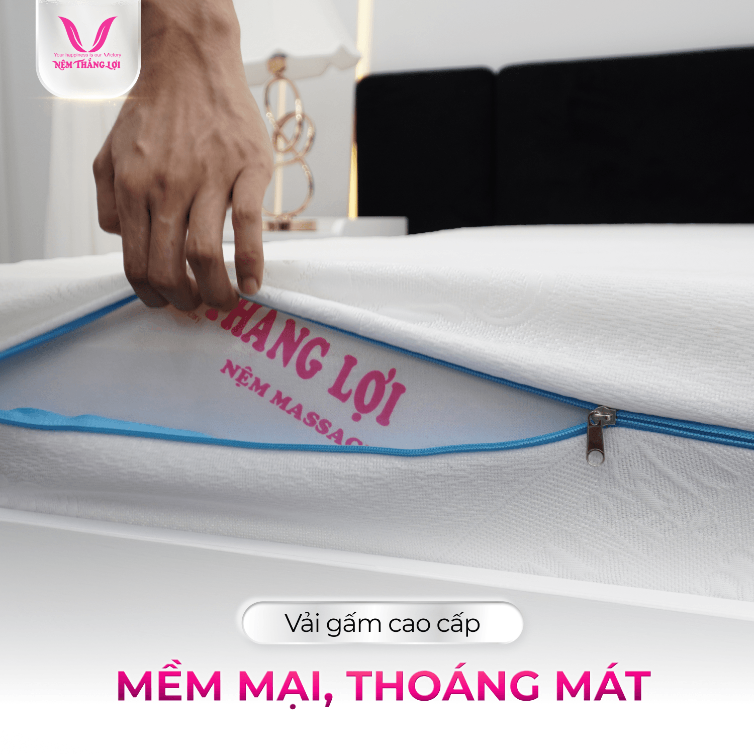 NỆM CAO SU FOAM MASSAGE THẮNG LỢI - Ảnh 4