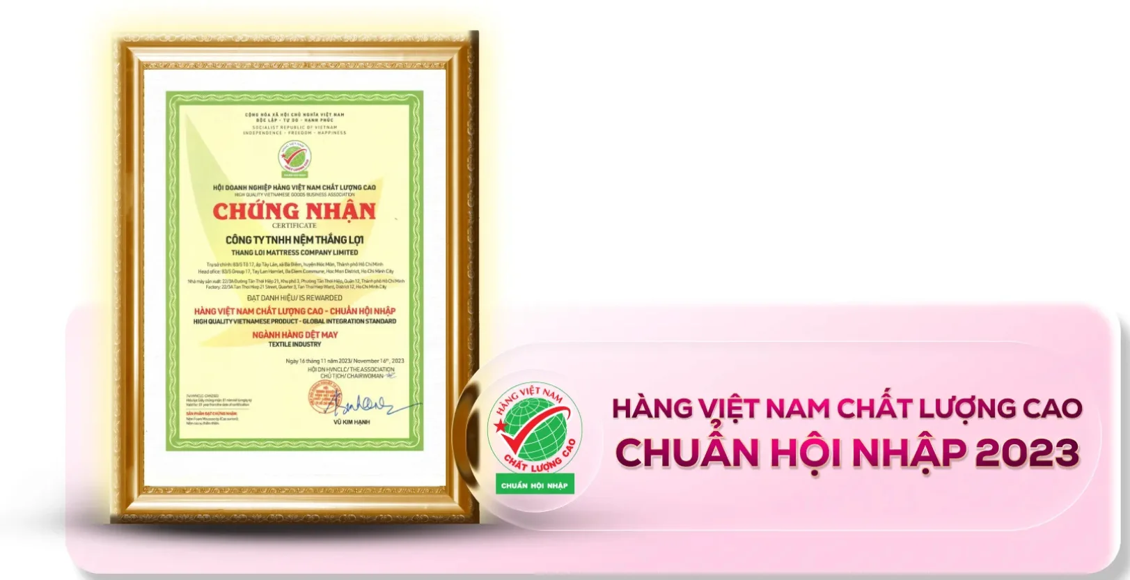 Chứng nhận 8